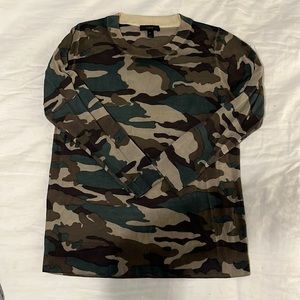 J. Crew Camo Sweater